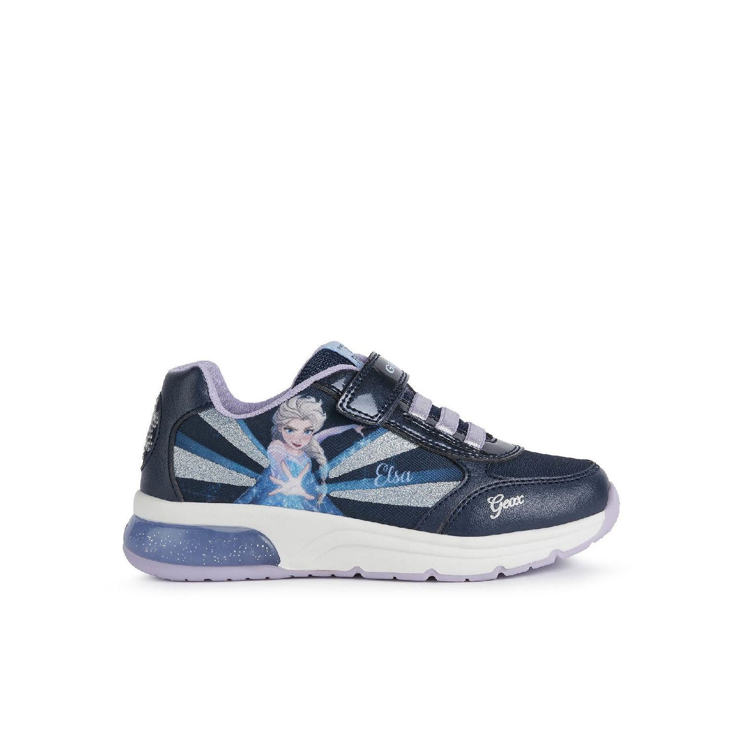 Geox J Spaceclub Girl Tex Pea Gbk Navy Sky online kopen. Van Alphen Schoenen
