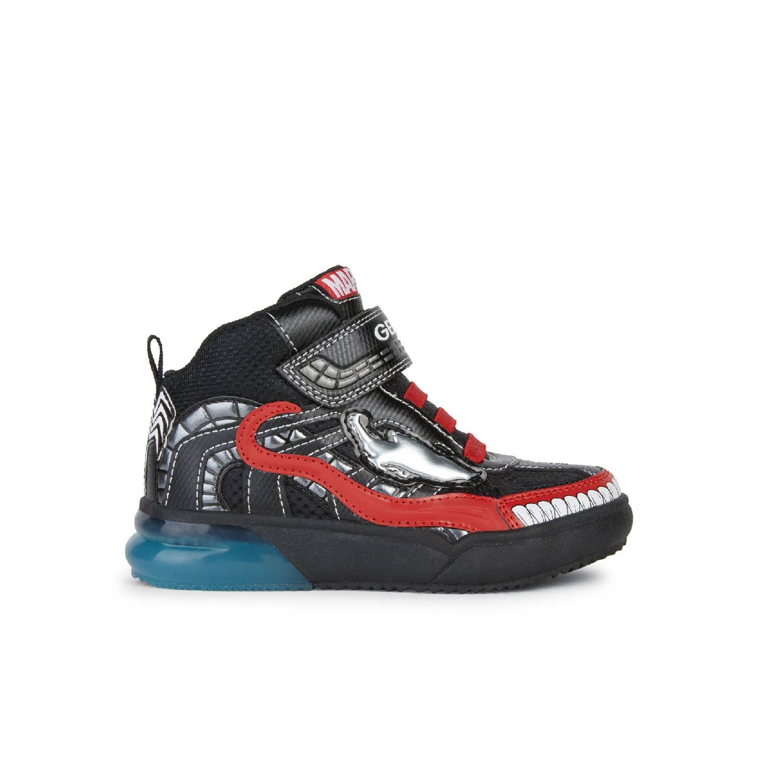 Geox J Grayjay Boy Venom Black Red online kopen. Van Alphen Schoenen