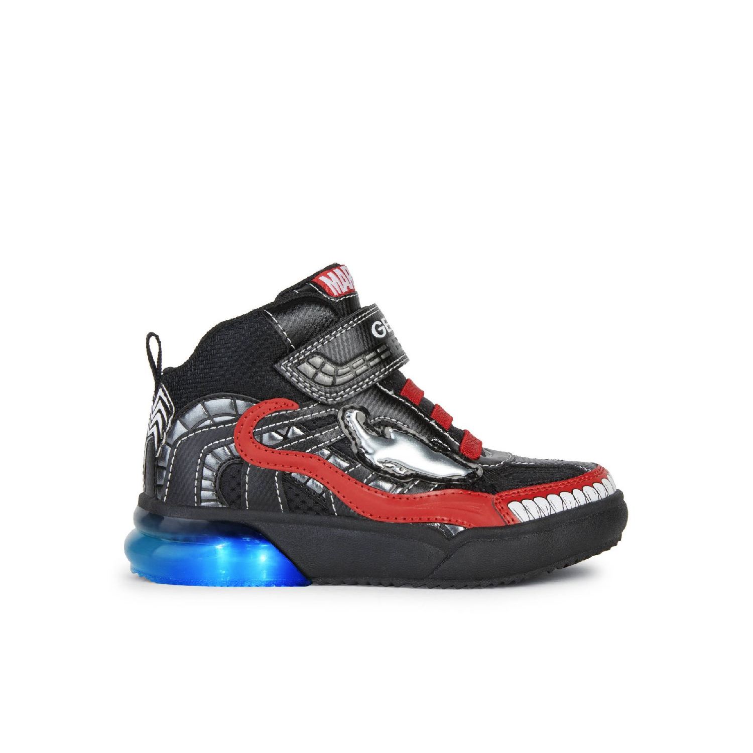 flauw Ophef bezig Geox J Grayjay Boy Venom Black/Red online kopen. | Van Alphen Schoenen