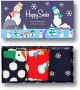 Happy Socks 3-Pack Snowman Gift Set 41-46