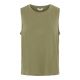 Object objannie s/l tank top deep lichen green