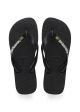 Havaianas brasil logo slipper black/black