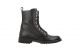 Develab Girls Mid Boot Laces Black Nappa