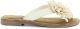 Lazamani Ladies Flower Slipper Uni Wit