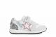 Geox J Alben Girl Suede Synt.Lea White Black