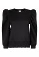 Aaiko khloe sweater met pofmouw black