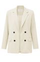 Yaya fake double breasted blazer summer sand