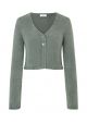Modström hampton cardigan soft moss