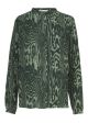 Modström mae print shirt sea green woo