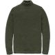 Cast iron rollneck cotton melange plated duffle ba