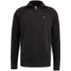 Cast Iron half zip collar cotton plated jet black