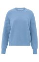 YAYA rib mixed sweater ls bel air blue