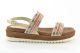 Lazamani Offwhite Platform Sandals Beads