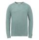 Cast Iron r-neck linen cotton slub green milieu