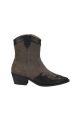 DWRS Bari Leer/Suede Elefante/Black