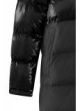 YAYA long puffer jacket hoodie en pockets black