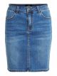 Object objwin new denim skirt noos med blue denim