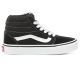 Vans YT Ward Hi suede/canvas Black/White