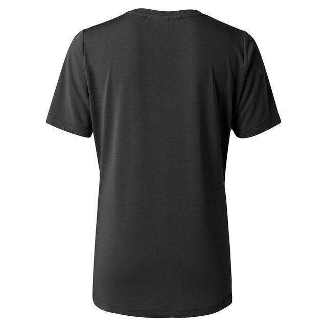 YAYA modal V neck t shirt pirate black online kopen. Van Alphen