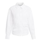 YAYA Blouse met tailleaccent en plo pure white