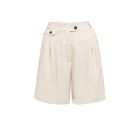 YAYA Woven longer length bermuda sh cloud creme wh