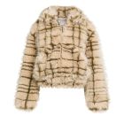 YAYA Jas van imitatiebont pure cashmere grey d