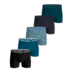 Bjorn borg cotton boxer 5p zw/pet/print/bl/pet
