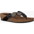 Lazamani Slipper Beads Wedge Black