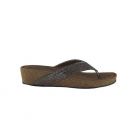 Lazamani Toe SlipperWeave Wedge Pewter