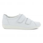 Ecco Soft 2.0 Velcro Sneaker Wit