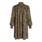 Object objevelyn l/s short dress black aop