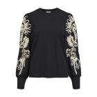 Object objcaroline joana l/s top black sandshelle