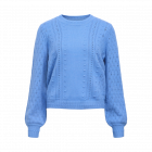 Object objingle l/s re o-neck knit noos blue