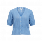 Object objnoemi knit cardigan cornflower blue