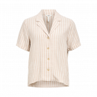 Object objsanne s/s shirt aop noos humus stripe cl
