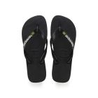 Havaianas brasil logo slipper black/black