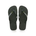 Havaianas brasil logo green olive