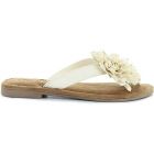 Lazamani Ladies Flower Slipper Uni Wit