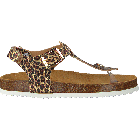 Develab Girls Sandal Leopard Gold Fantasy