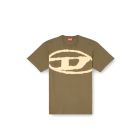 Diesel t-boxt bleach t-shirt groen