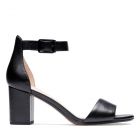 Clarks Deva Mae Haksandaal Black Leather