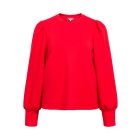 Object objandrea re l/s o-neck top noos poinsettia