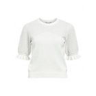 Object objfrima s/s re knit top cloud dancer