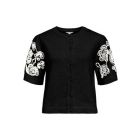 Object objjane 2/4 re knit cardigan black