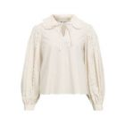 Object objhope ira l/s re v-neck top white sand