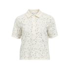 Object objbianca s/s lo polo top noos white sand