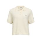 Object objdebbie s/s re knit polo birch melange