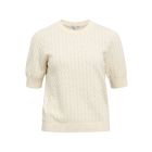 Object objflauny s/s re knit top birch