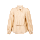 Aaiko veronne tie vis blouse cream3