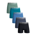Muchacomalo 5-pack light cotton solid blackbl / gr